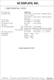 AGM2412C datasheet pdf AZ Displays