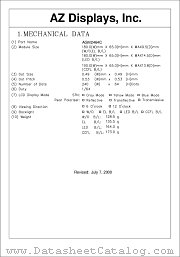 AGM2464C datasheet pdf AZ Displays