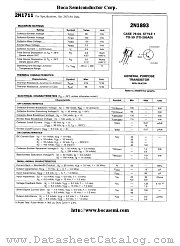 2N1893 datasheet pdf Boca Semiconductor Corporation
