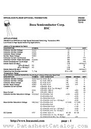2N2369A datasheet pdf Boca Semiconductor Corporation