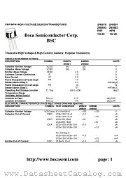 2N5679 datasheet pdf Boca Semiconductor Corporation