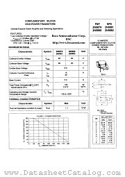 2N5882 datasheet pdf Boca Semiconductor Corporation