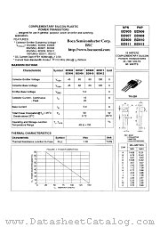 BD909 datasheet pdf Boca Semiconductor Corporation