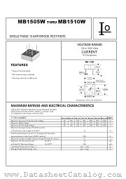 MB152W datasheet pdf Bytes
