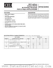 NR7500CR-CB datasheet pdf California Micro Devices Corp