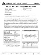 PAC1284-03QR datasheet pdf California Micro Devices Corp