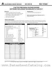 PAC27A03SR datasheet pdf California Micro Devices Corp