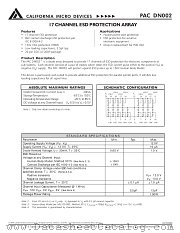 PACDN002 datasheet pdf California Micro Devices Corp