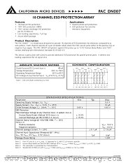 PACDN007 datasheet pdf California Micro Devices Corp