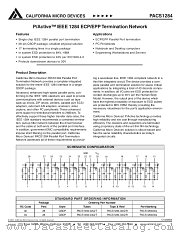 PACS1284-04QT datasheet pdf California Micro Devices Corp