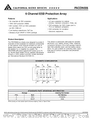 PDN006S datasheet pdf California Micro Devices Corp