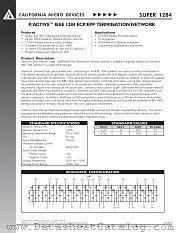 SUPER1284-04QR datasheet pdf California Micro Devices Corp