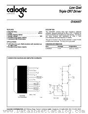 CVA3405T datasheet pdf Calogic