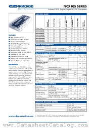 NCX10S24050Y datasheet pdf C&D Technologies