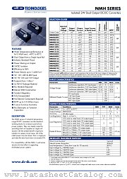 NMH4815S datasheet pdf C&D Technologies