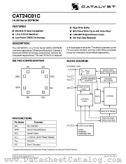 CAT24C01C datasheet pdf Catalyst Semiconductor