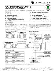 CAT24WC04 datasheet pdf Catalyst Semiconductor