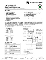 CAT24WC256 datasheet pdf Catalyst Semiconductor