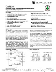 CAT524 datasheet pdf Catalyst Semiconductor