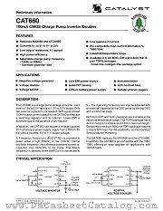 CAT660 datasheet pdf Catalyst Semiconductor