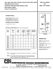 1N821 datasheet pdf Compensated Devices Incorporated