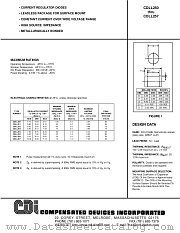CDLL252 datasheet pdf Compensated Devices Incorporated
