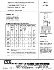 CDLL4778 datasheet pdf Compensated Devices Incorporated