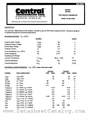2N4405 datasheet pdf Central Semiconductor