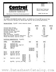 2N5191 datasheet pdf Central Semiconductor