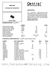 CMPT3646 datasheet pdf Central Semiconductor