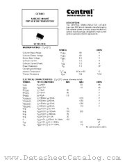 CXT4033 datasheet pdf Central Semiconductor