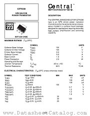 CZT5338 datasheet pdf Central Semiconductor