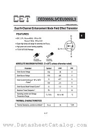 CED3055L3 datasheet pdf Chino-Excel Technology