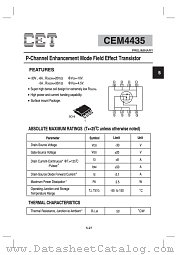CEM4435 datasheet pdf Chino-Excel Technology