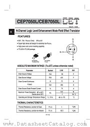 CEB7050L datasheet pdf Chino-Excel Technology