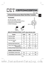 CEBFZ44 datasheet pdf Chino-Excel Technology