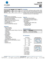 IAA170P datasheet pdf Clare Inc