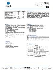 ITC137PTR datasheet pdf Clare Inc