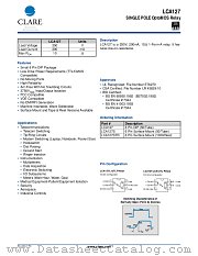 LCA127S datasheet pdf Clare Inc
