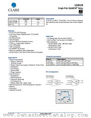 LCA129STR datasheet pdf Clare Inc