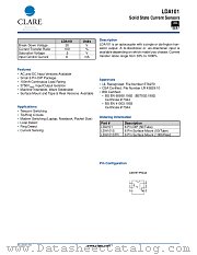 LDA101S datasheet pdf Clare Inc