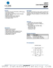 LIA101P datasheet pdf Clare Inc