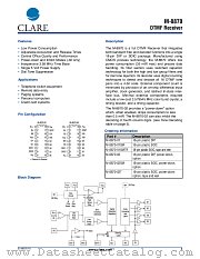 M-8870 datasheet pdf Clare Inc