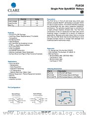 PLA134STR datasheet pdf Clare Inc