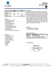 PM1204 datasheet pdf Clare Inc