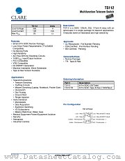 TS112TR datasheet pdf Clare Inc