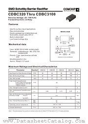CDBC340 datasheet pdf Comchip Technology