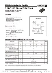 CDBC520 datasheet pdf Comchip Technology