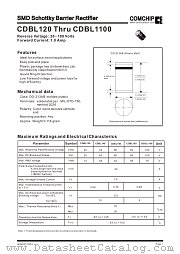 CDBL180 datasheet pdf Comchip Technology