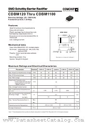 CDBM180 datasheet pdf Comchip Technology